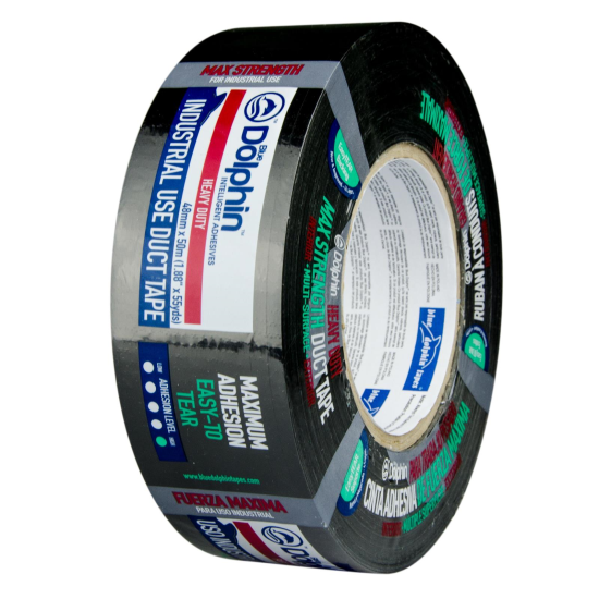 Banda industriala pentru reparatii, neagra, 48 mm x 50 m