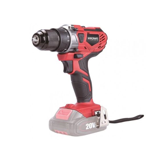 Masina de gaurit si insurubat (bormasina), 20 V Li-ion, fara acumulator, Worcraft