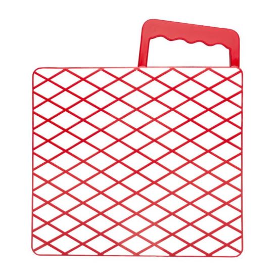 Gratar plastic, Beorol, 25.5x23 cm, Rosu