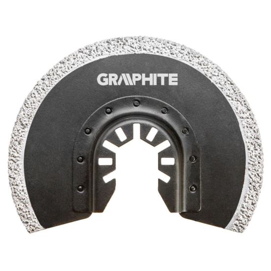Panza/lama fierastrau, pentru multifunctional, cu carbura tungsten diamantata, pentru ceramica, 85 mm, Graphite