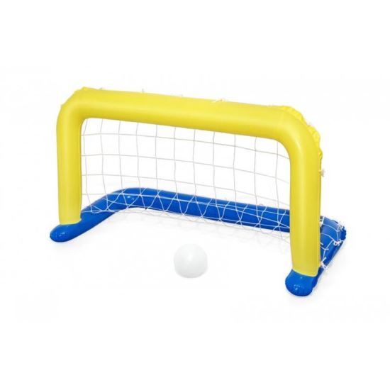 Poarta gonflabila pentru piscina/polo, cu minge, 142x76 cm, Bestway Goal