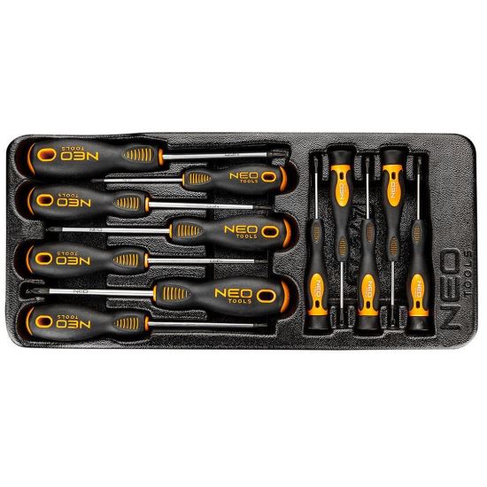 Set surubelnite combinate, pentru dulap mobil, 12 piese, NEO
