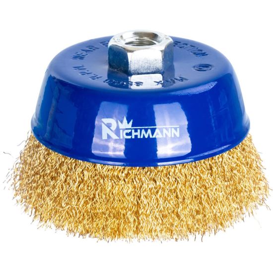 Perie sarma alama, tip cupa, M14, 100 mm, Richmann
