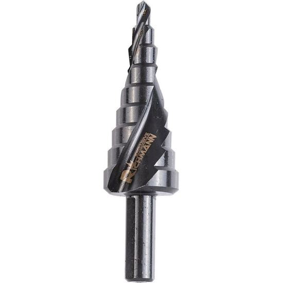 Burghiu pentru metal, in trepte, nitrura de titan, spiralat, 4-20 mm, Richmann Exclusive