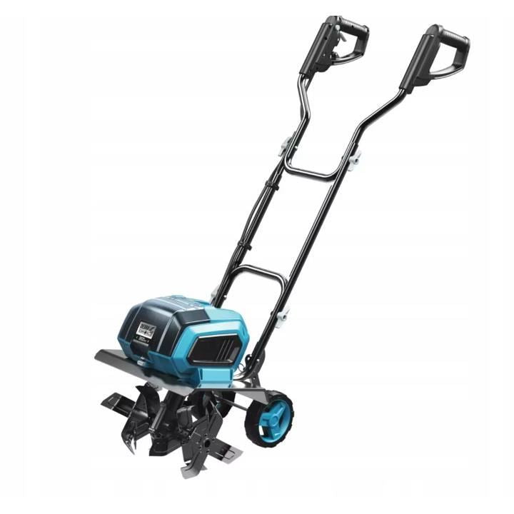 Motosapa electrica, 2x18V Li-ion (acumulatori neinclusi), motor fara perii, 4 lame tip freza, calite, 36 cm, SAS+ALL, Dedra