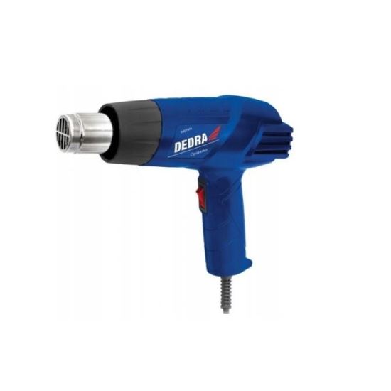 Pistol cu aer cald, 2000 W, cu accesorii, Dedra