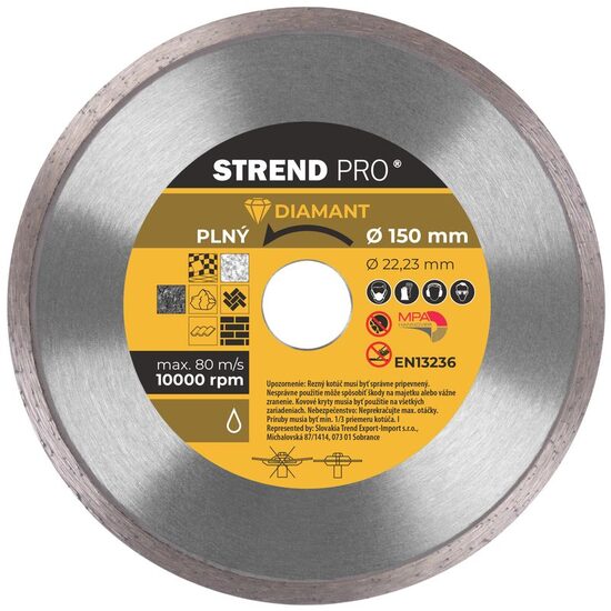 Disc diamantat continuu, 150mm DIAMOND