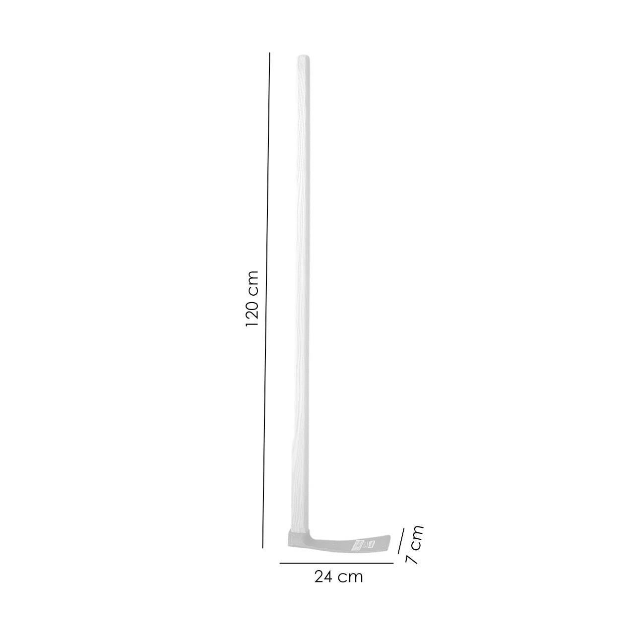 Sapa forjata munte, plata, cu coada lemn, 750 g, 24x7 cm, 120 cm