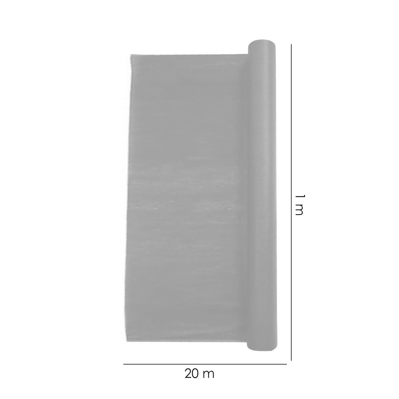 Folie antiburuieni, polipropilena, tesuta, neagra, 100 g/m2, 1x20 m