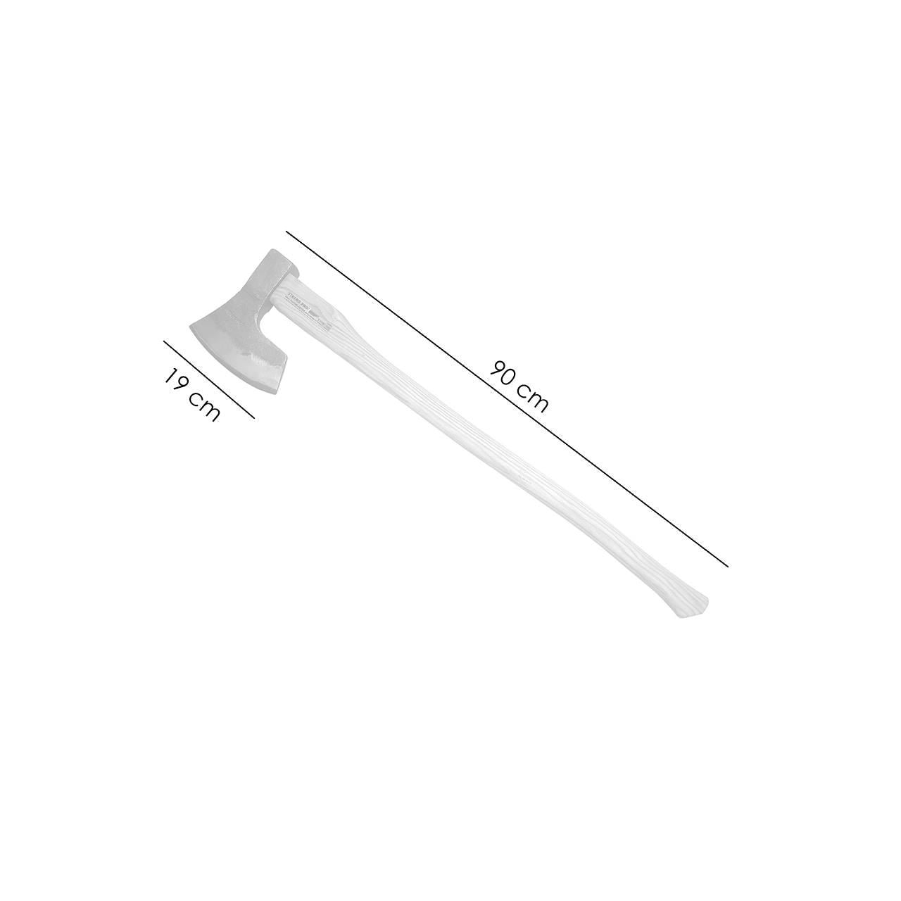 Topor, coada lemn, lama forjata, 1.8 kg, 19x90 cm, Sandblaster, Strend Pro