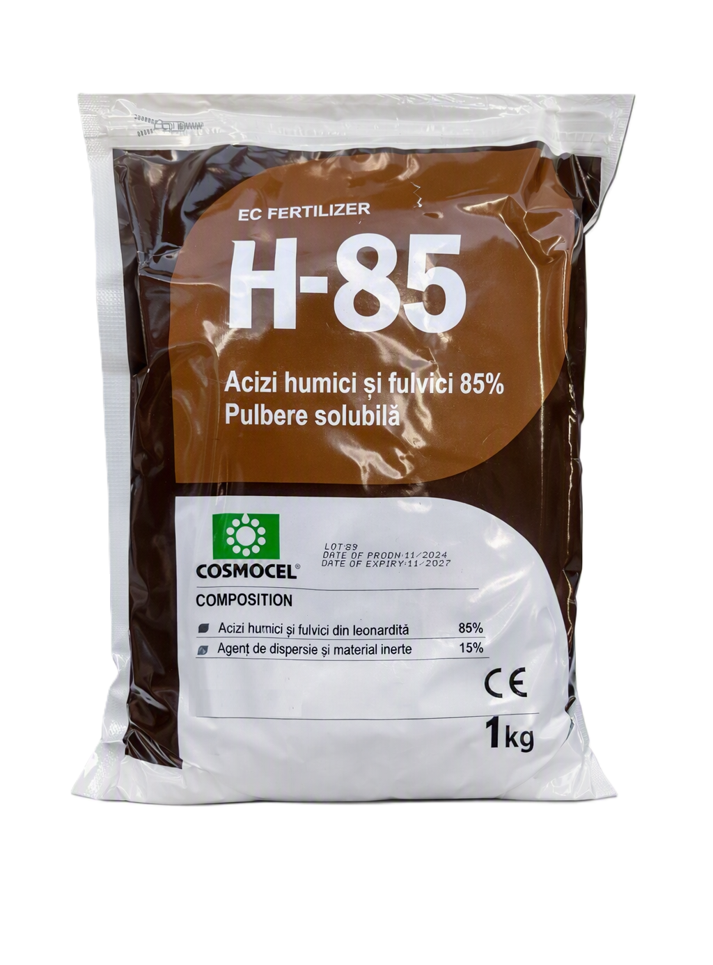 H85 - Ameliorator de Sol - Refacere Sol Degradat - Legume, Pomi, Cereale, Ornamentale si Trandafiri - Cosmocel