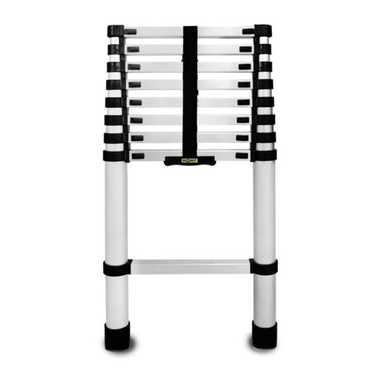 Scara aluminiu telescopica, Drabest, 9 trepte, max 125 kg, 0.88-2.6 m