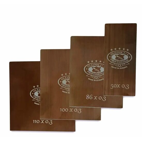 Spacluri japoneze inox, Gold Line, set 4 buc, 50-110 mm, pentru glet si finisaje, Olejnik