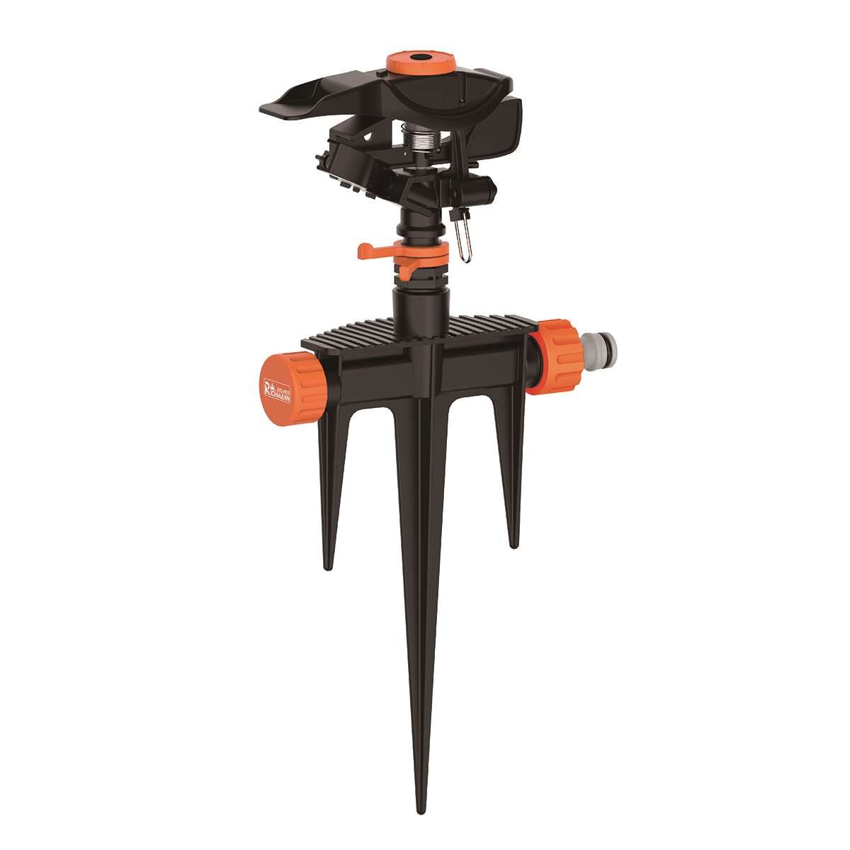 Aspersor pulsatoriu, plastic, cu tarus, 530 mp, Richmann Exclusive