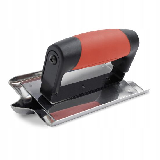 Drisca pentru rosturi de dilatatie beton, lama din inox semilustruit de inalta calitate, maner ergonomic din elastomer, 150x76 mm