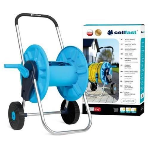 Carucior pentru furtun gradina, 1/2"-60 m, 3/4"-30 m, Cellfast