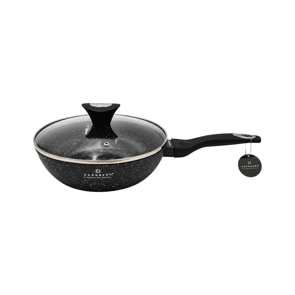 edenberg-tigaie-inalta-aluminiu-marmurat-cu-capac-sticla-28cm-eb-6038-65677