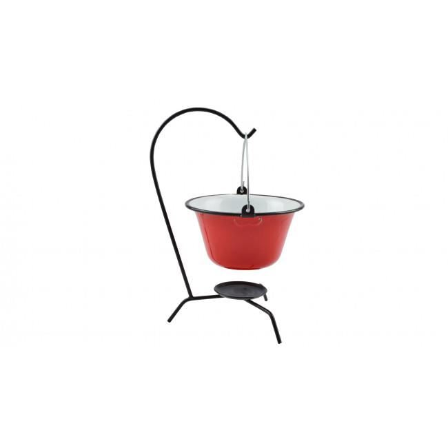 Suport pentru ceaun, de servire, negru, Perfect Home