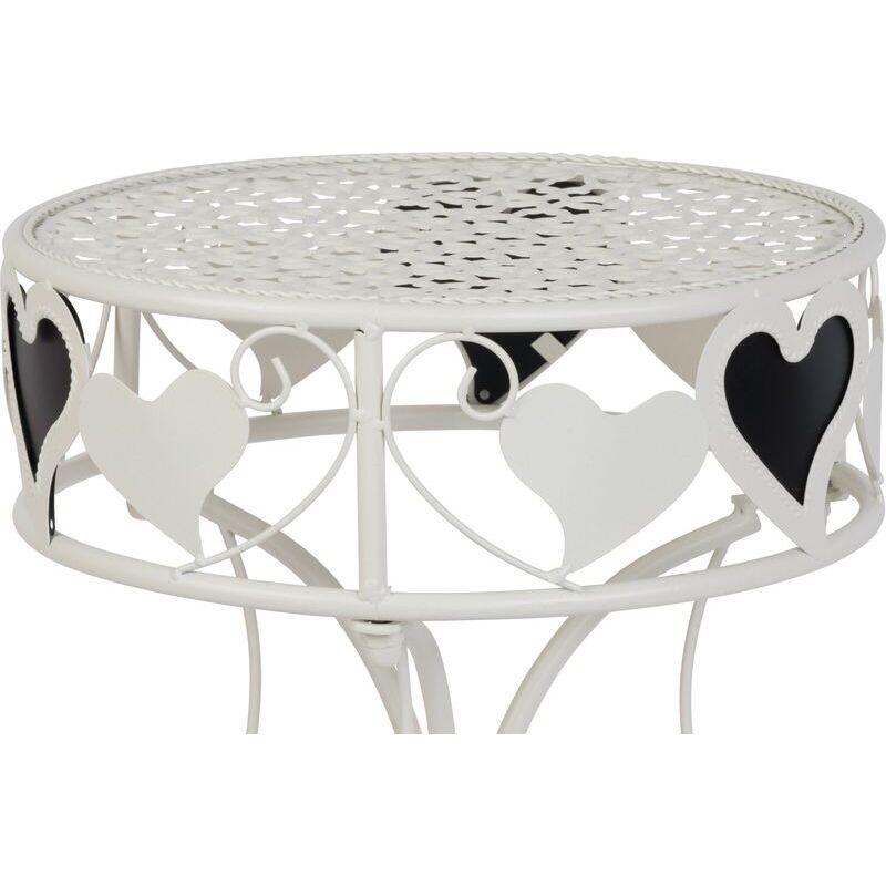 Suport metalic/masuta pentru ghiveci flori, MagicHome, 33x33x60 cm