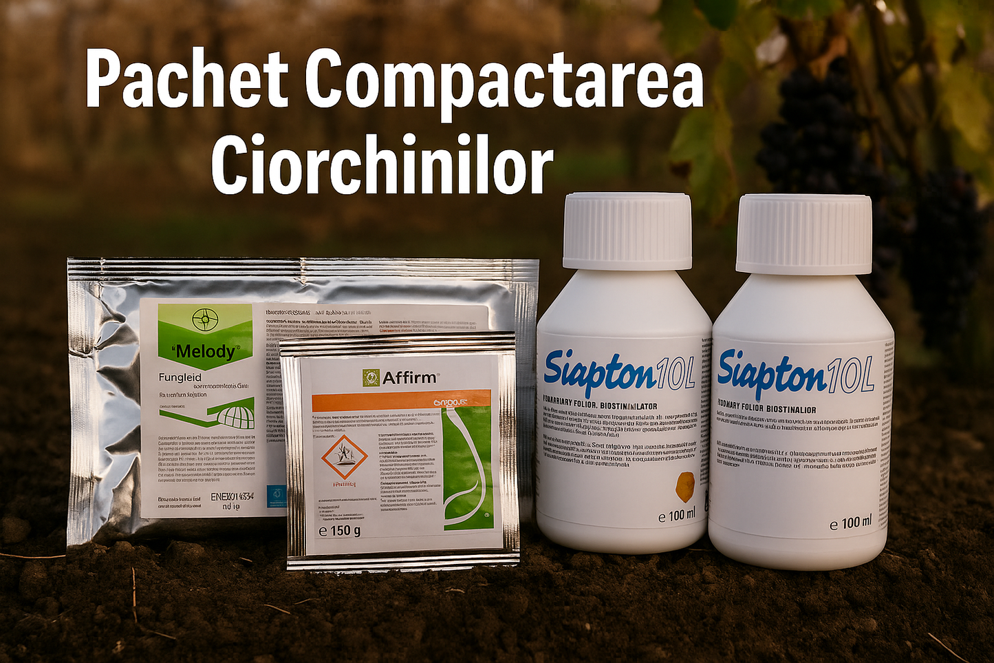 Pachet „Compactarea ciorchinilor” – Vița-de-vie