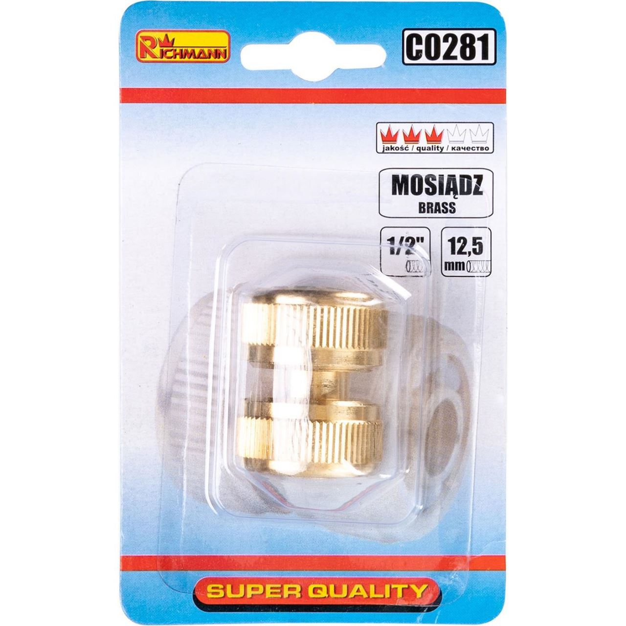 Cupla rapida, alama, 1/2", Richmann