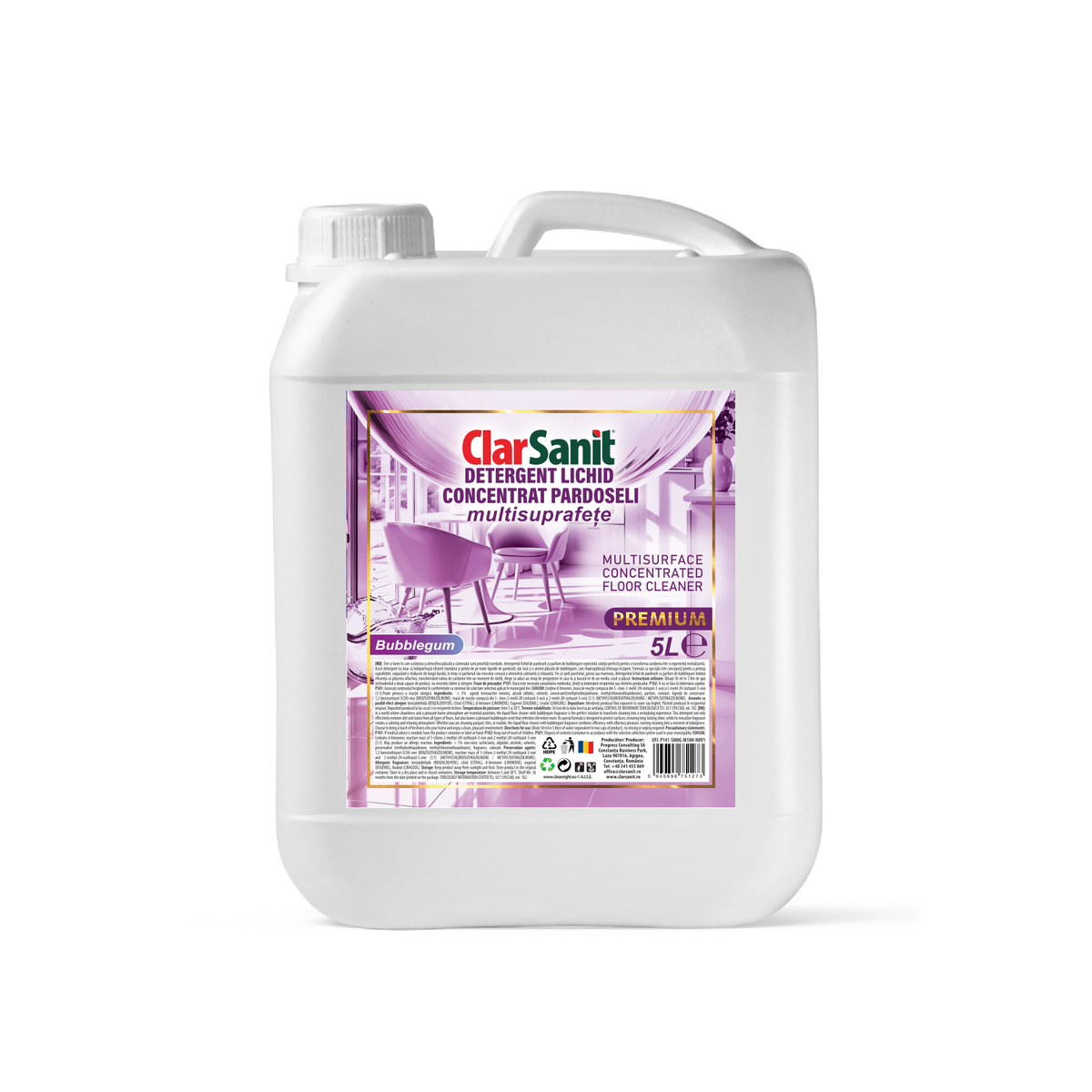 clarsanit-premium-detergent-pardoseli-5l-bubblegum-53004