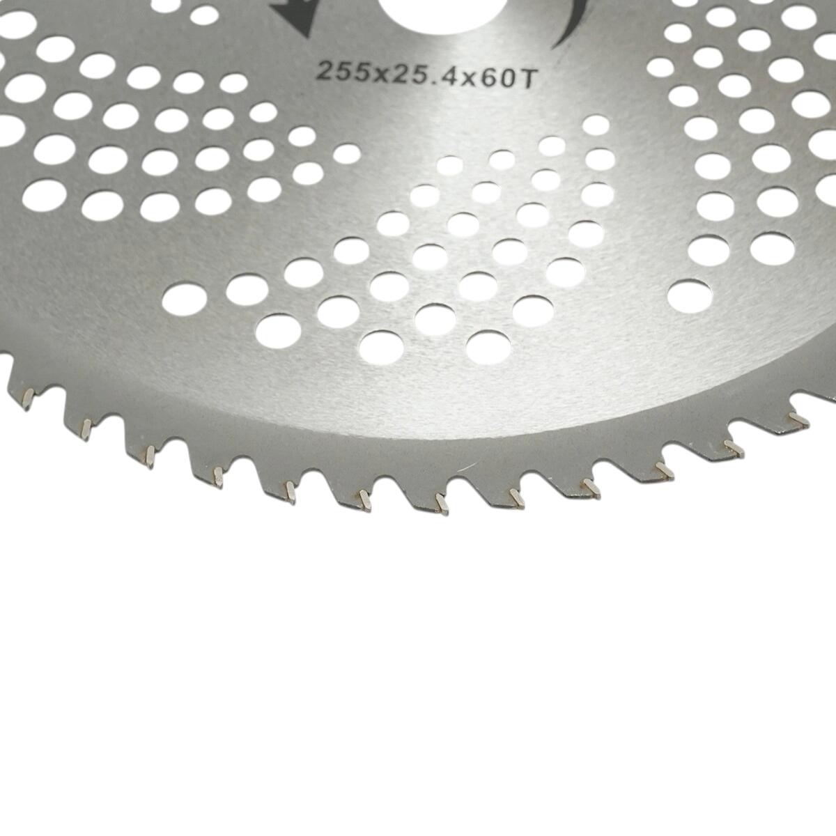 Disc circular vidia pentru motocoasa/trimmer, Thor, 255x25.4 mm, 60 dinti