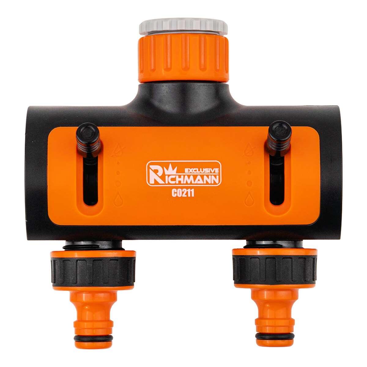 Distribuitor furtun cu 2 cai, 3/4-1", 12.5 mm, Richmann Exclusive