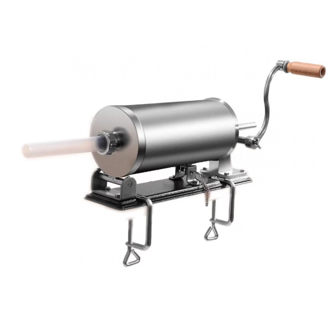 Mașină Manuală de Umplut Cârnați Orizontală Craft-Tec MX131 4 kg - 5 Pâlnii Incluse de 10, 15, 19, 22 și 25 mm
