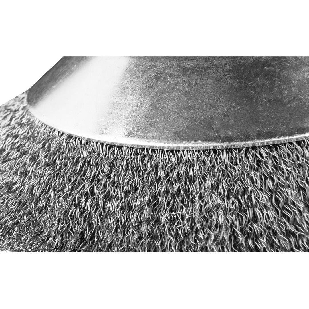 Perie sarma, circulara, pentru motocoasa/trimmer, otel, 200x25.4 mm, Graphite