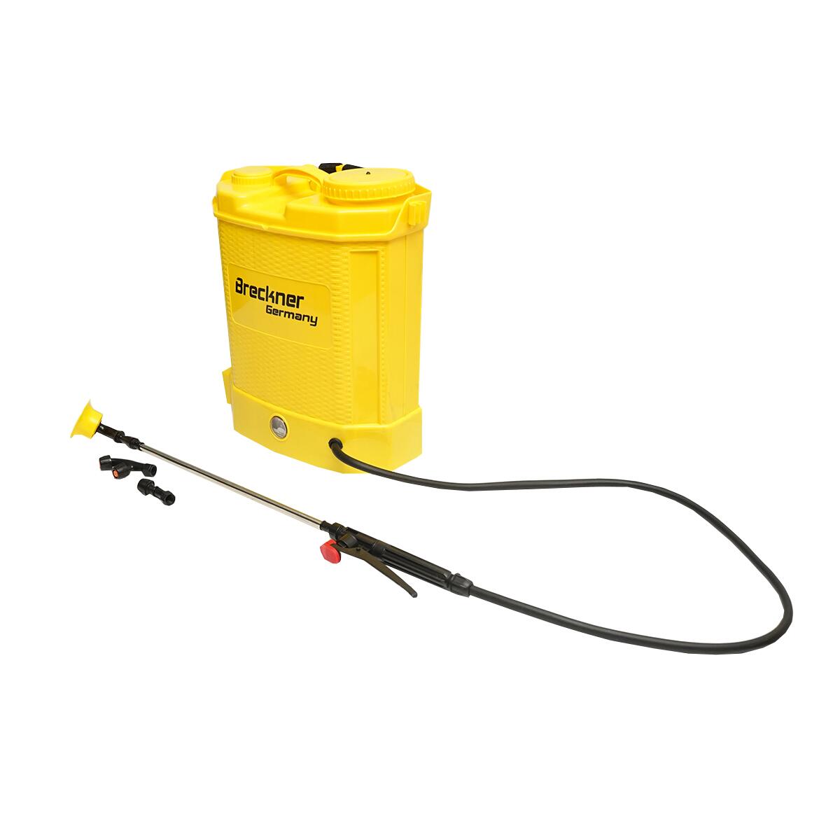 Pulverizator gradina, pompa de stropit, vermorel, Breckner Germany, electric, pentru spate, cu acumulator 8 Ah, 12 L