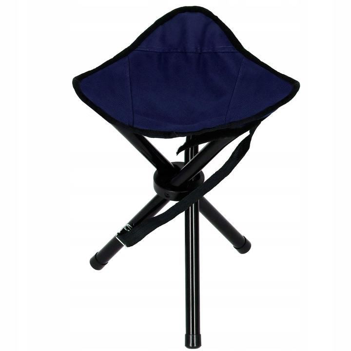 Scaun pliabil gradina, camping, pescuit, albastru, max 100 kg, 28x28x28 cm, Springos