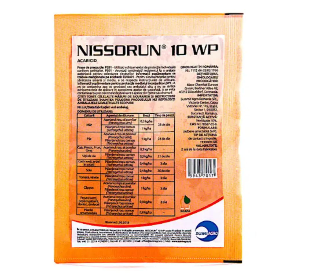 Insecticid-acaricid NISSORUN 10 WP