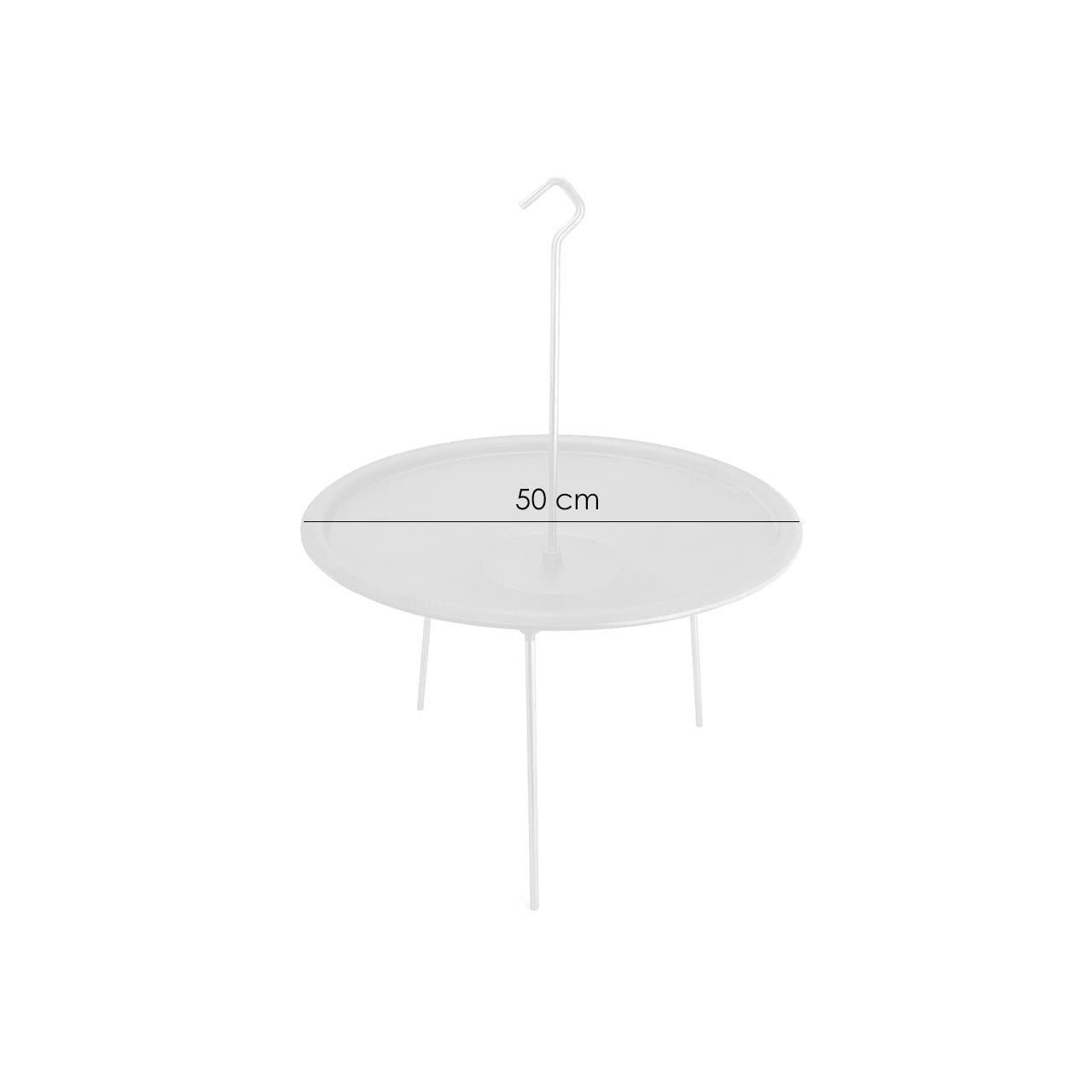 Disc pentru gratar, fonta, tip grill, cu picioare si agatator, 50 cm, Barbeque