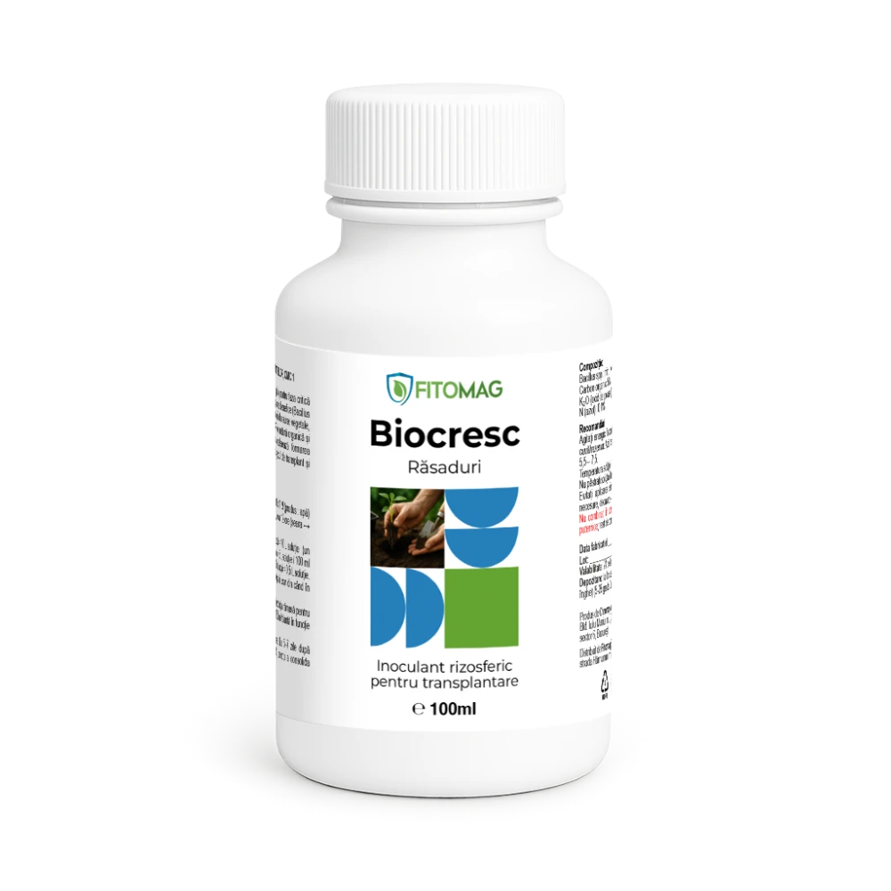Biostimulator inradacinare potrivit pentru toate culturile, Biocresc Rasaduri