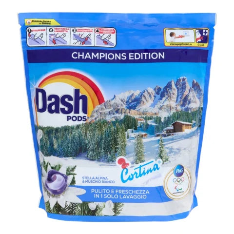 DASH DETERGENT CAPSULE 60BUC MUSCHIO BIANCO CHAMPIONS EDITION