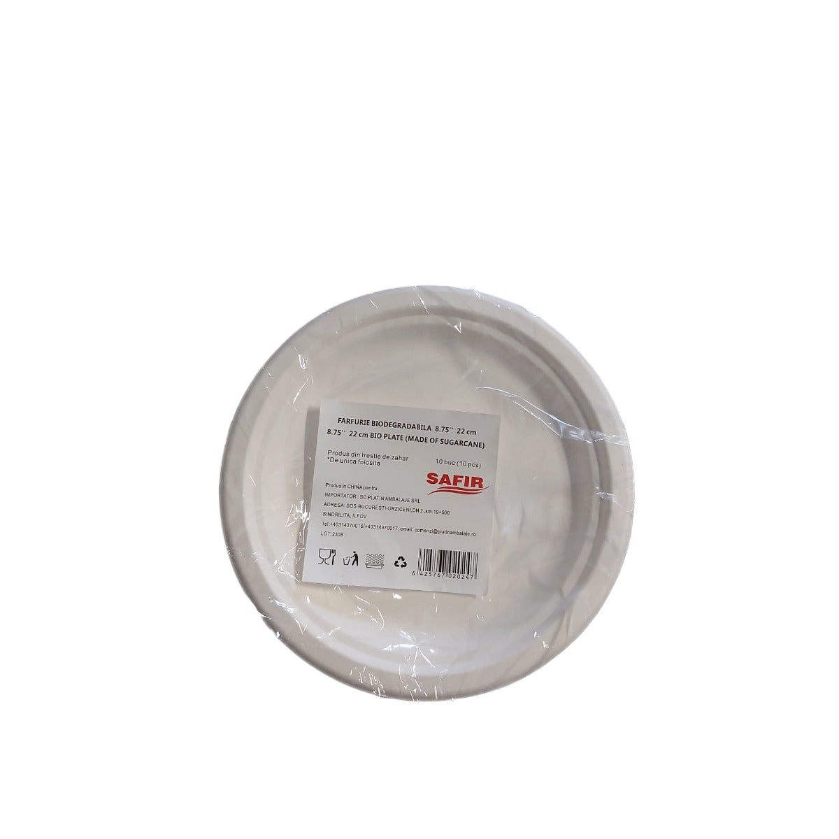 safir-farfurie-bio-22cm-10buc-set-41077