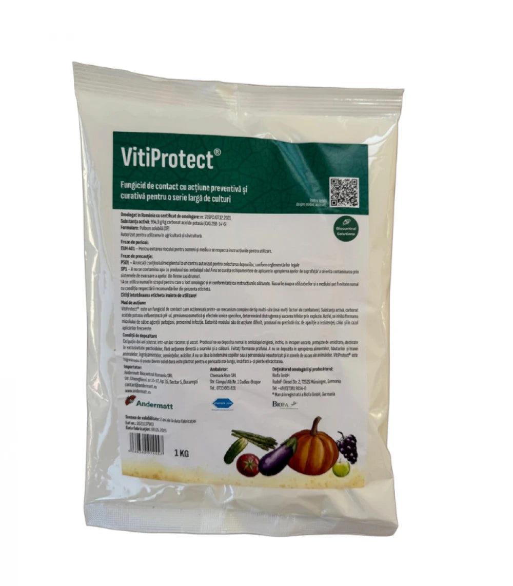 VitiProtect Fungicid Biologic Pentru Pomi Fructiferi, Capsun, Arbusti Fructiferi, Legume, Plante Ornamentale
