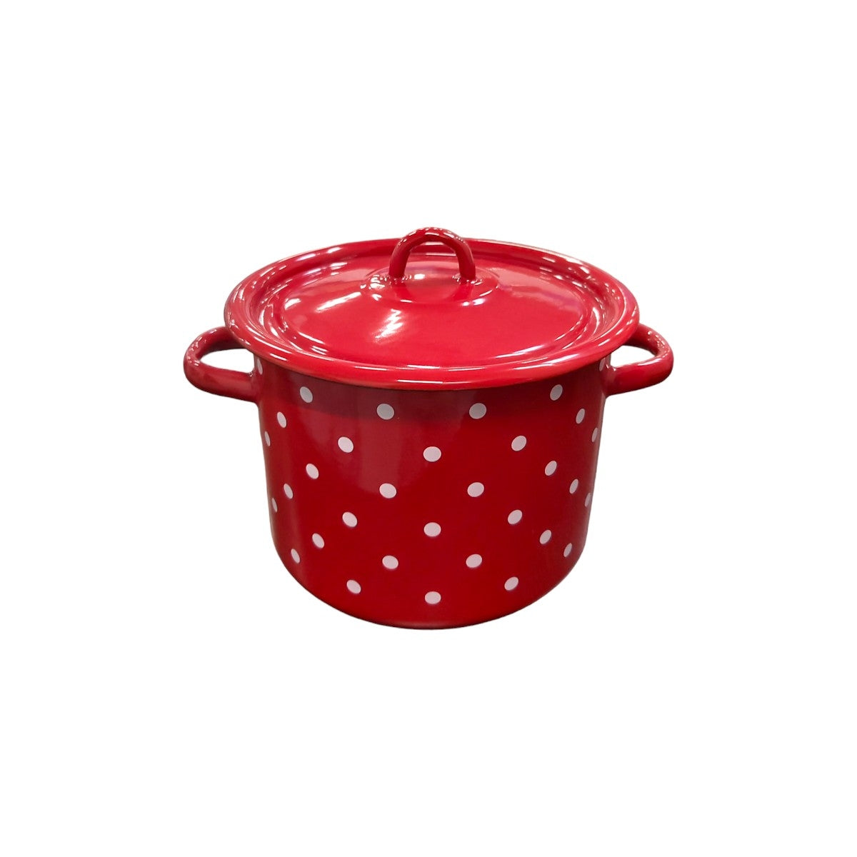 idilia-oala-emailata-cu-capac-rosu-cu-buline-4-5l-241228-44999