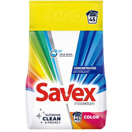 SAVEX DETERGENT RUFE AUTOMAT 3.6KG COLOR 45 SPALARI