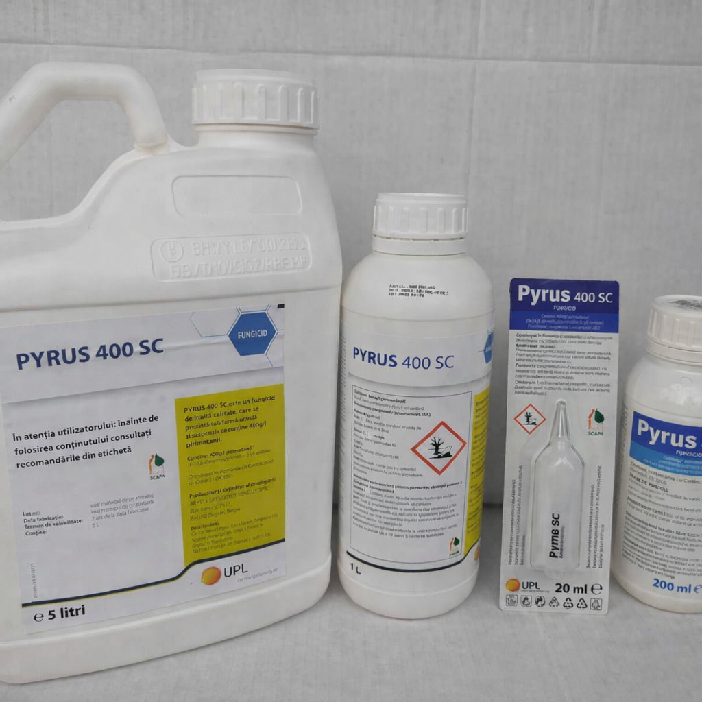 Pyrus 400 SC - Fungicid de Contact - Vita de Vie, Par, Tomate, Floarea Soarelui - Putregai Cenusiu si Rapan, UPL