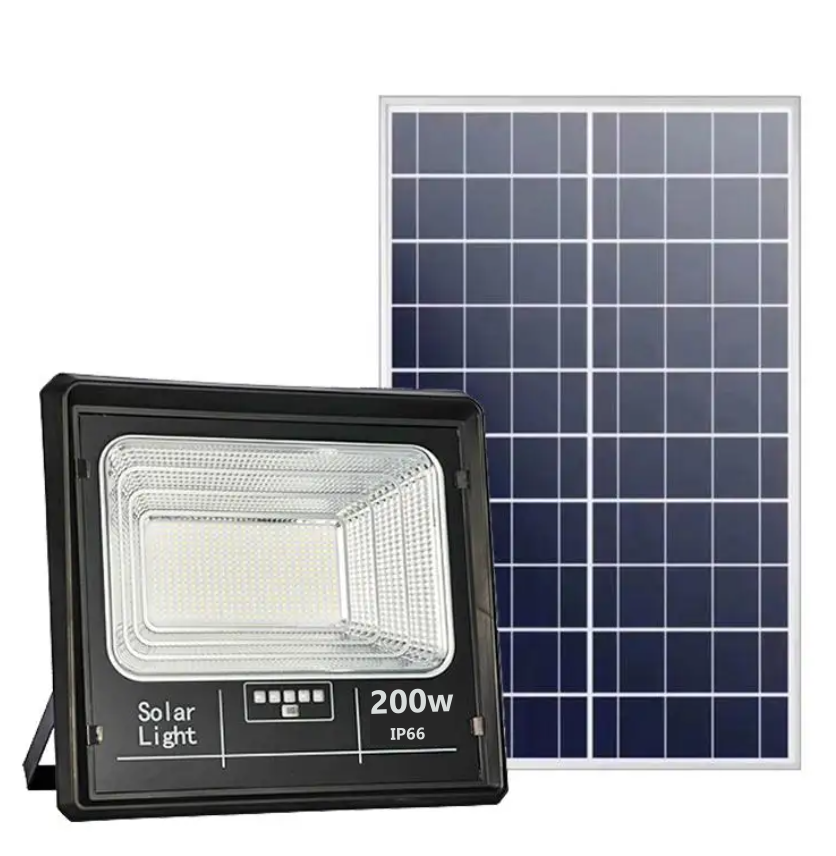 Proiector cu Panou Solar 200 W