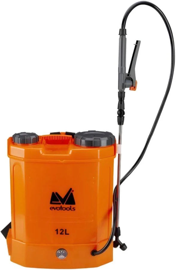 Pompa de Stropit cu Acumulator si Spatiu Depozitare Evotools 12 L
