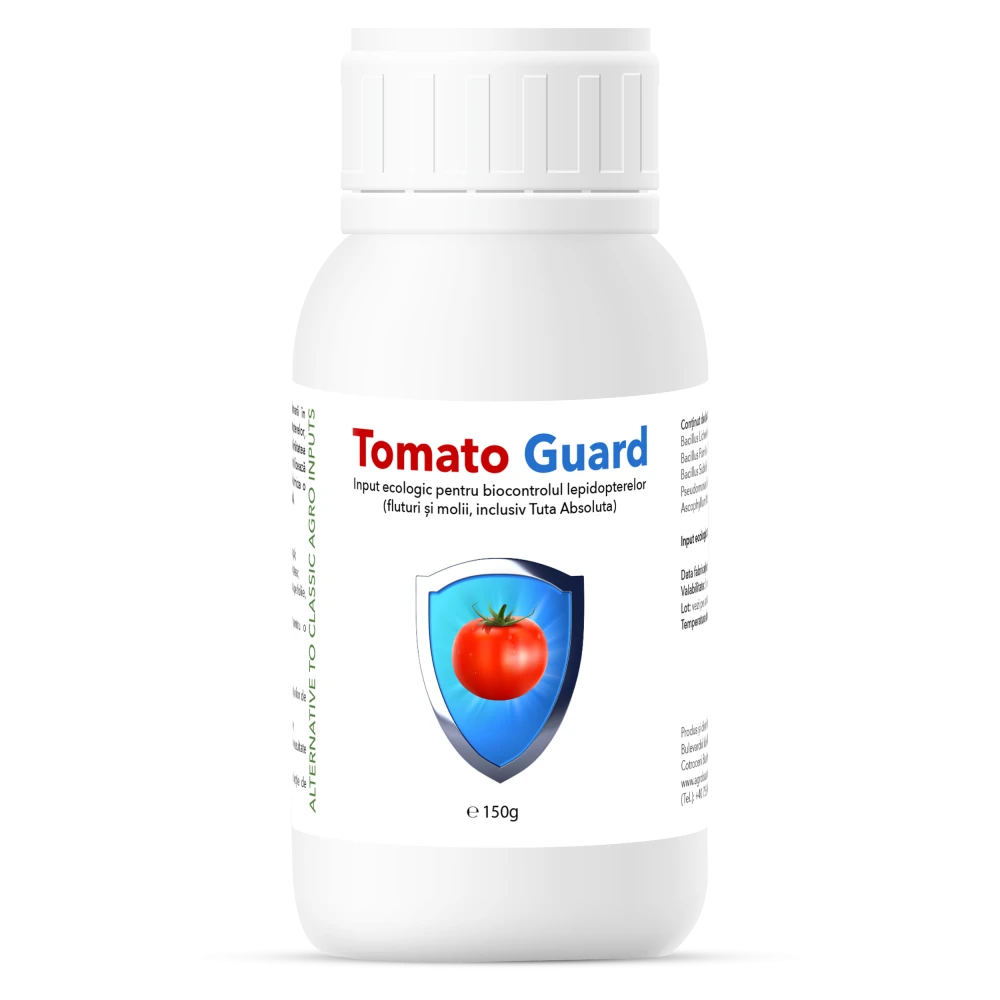 Tomato Guard, Input Ecologic Pentru Biocontrolul Lepidopterelor - Fluturi, Molii, Inclusiv Tuta Absoluta