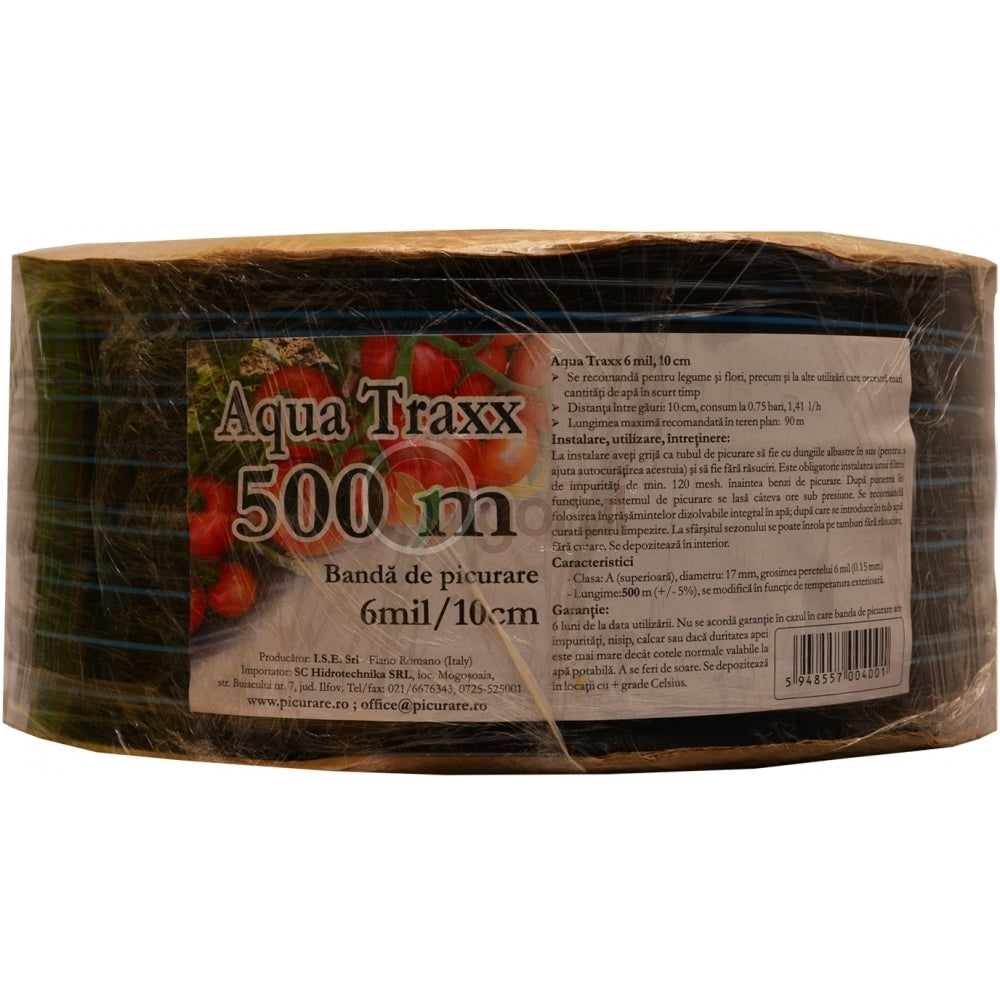 Banda de picurare Drip Tape Aqua-Traxx 16mm, 10cm, 500m