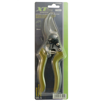 Foarfeca gradina, otel japonez SK5, tip bypass, 21.5 cm, XTline
