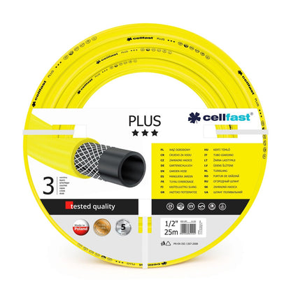 Furtun de gradina, 3 straturi, 1/2", 25 m, Cellfast Plus