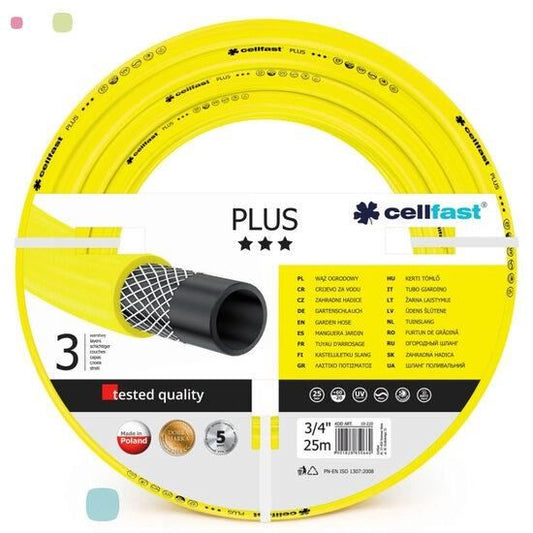 Furtun de gradina, 3 straturi, 3/4", 25 m, Cellfast Plus