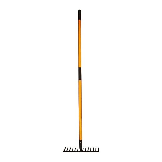 Grebla pentru gradina, coada fibra de sticla, 14 dinti, 150 cm