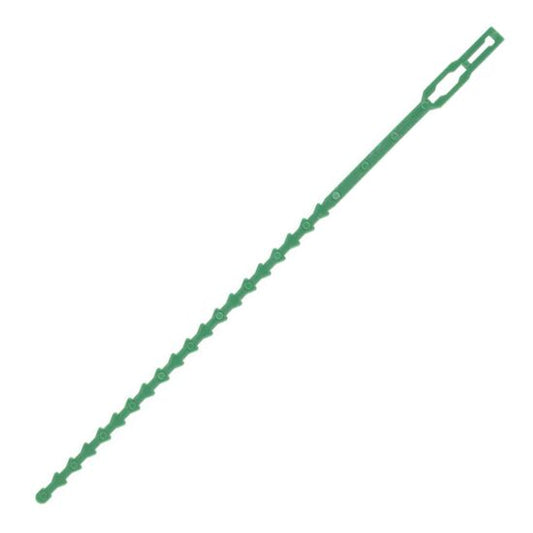Coliere pentru prinderea plantelor, 220 mm, verde, set 80 buc